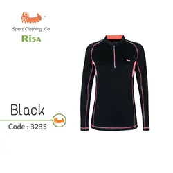تیشرت ورزشی آستین بلند زنانه کوهنوردی و طبیعتگردی ریسا Risa 3235
