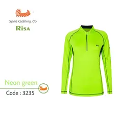تیشرت ورزشی آستین بلند زنانه کوهنوردی و طبیعتگردی ریسا Risa 3235