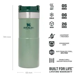 ماگ مسافرتی کلاسیک استنلی Stanley Classic Never Leak Travel Mug 350ml