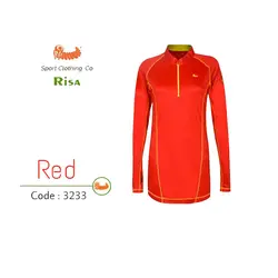 تونیک اسپرت (بلوز) زنانه کوهنوردی و طبیعتگردی ریسا مدل فینگردار Risa 3233