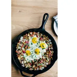 ماهیتابه چدنی 24 سانتی Sajwok
