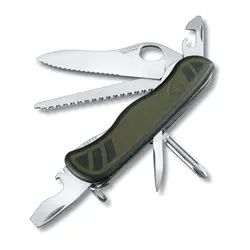 چاقوی شکاری 10 کاره مشکی و سبز ویکتورینوکس – Victorinox Swiss Soldier’s Knife 08 – 0.8461.MWCH