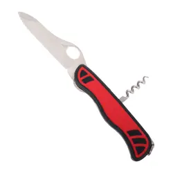 چاقوی شکاری 2 کاره قرمز و مشکی انگشتی ویکتورینوکس – Victorinox Sentinel – 0.8321.MWC