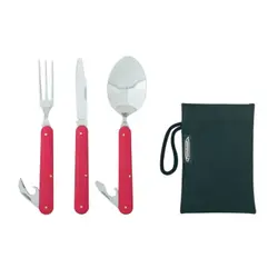 ست قاشق چنگال و کارد سفری فرینو کلیپ - Ferrino Cutlery Clip