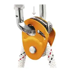 قرقره یک طرفه بلبرینگی میکروترکشن پتزل Petzl Micro Traxion Pulley