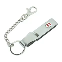 گیره کمربندی فلزی زنجیری کوتاه چفت دار ویکتورینوکس – Victorinox Pendant Strap - 4.1859