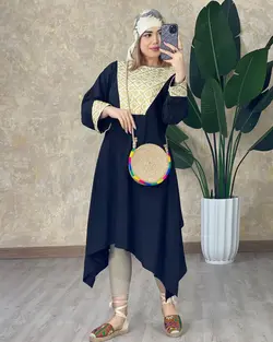 مانتو خامه دوزی مدل کاترینا