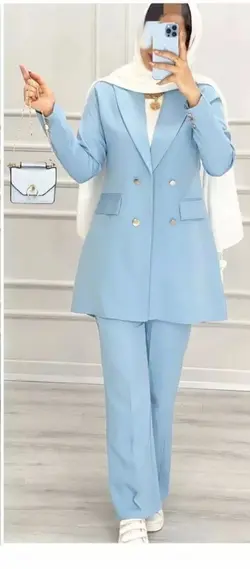 کت و شلوار مجلسی زنانه مدل صدف