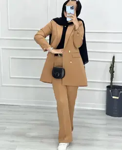 کت و شلوار مجلسی زنانه مدل صدف