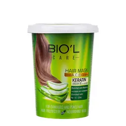 ماسک مو تغذیه کننده بیول حاوی عصاره آلوئه ورا حجم 500 میل
