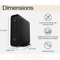 کیس اچ پی HP Z2 Mini G9 Workstation Desktop PC