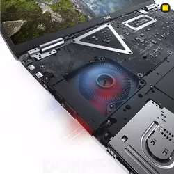 Dell Precision 15 3561 یک لپ‌تاپ ورک‌استیشن دل از سری پرسیشن با اتصالات فراوان.