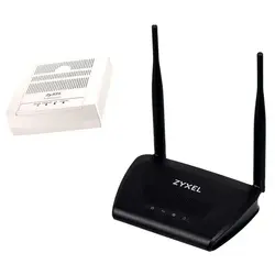 خرید مودم کابلی زایکسل مدل P650T1 به همراه روتر زایکسل NBG418N