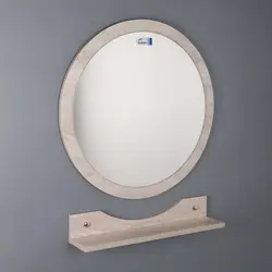 آینه سرویس بهداشتی دلفین مدل 1015-1 به همراه شلف