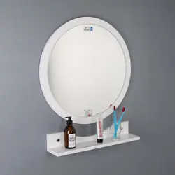 آینه سرویس بهداشتی دلفین مدل 1015-1 به همراه شلف