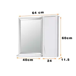 ست کابینت و روشویی دلفین مدل 1121 به همراه آینه و باکس