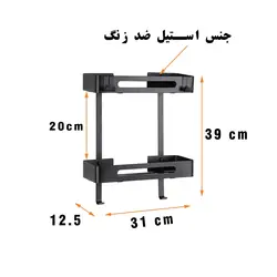 قفسه حمام دلفین مدل KH-V-2-BL