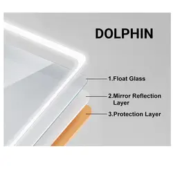 آینه سرویس بهداشتی دلفین مدل 1085