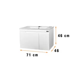 ست کابینت و روشویی دلفین مدل 7046 به همراه آینه