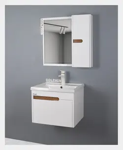 ست کابینت و روشویی دلفین مدل 1118-T به همراه آینه و باکس