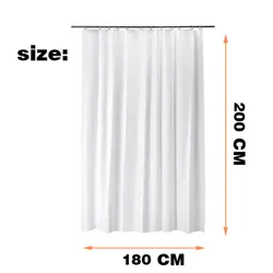 پرده حمام پیسو مدل BZ-62 سایز 180×200 سانتی متر