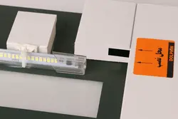 آینه بک لایت دلفین مدل N-T-120-60