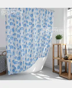 پرده حمام کد TOR-5173 سایز 200×180 سانتی متر