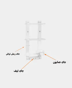 قفسه حمام دلفین مدل 3-10119