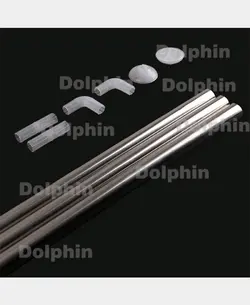 میله پرده حمام مدل U سایز 90x90