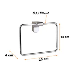 آویز حوله دلفین مدل 4100