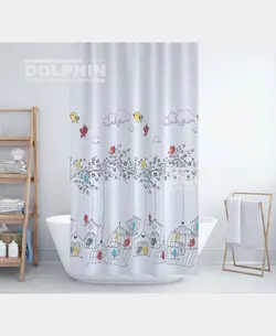 پرده حمام کد jack-6144 سایز 200×180 سانتی متر