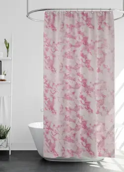 پرده حمام پیسو مدل BZ-21 سایز 180×200 سانتی متر