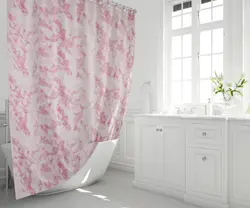 پرده حمام پیسو مدل BZ-21 سایز 180×200 سانتی متر