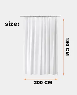 پرده حمام دلفین کد Ch-R سایز 200×180 سانتی متر