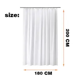 پرده حمام پیسو مدل BZ-25 سایز 180×200 سانتی متر