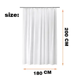 پرده حمام دلفین کد IR - DL سایز 200×180 سانتی متر