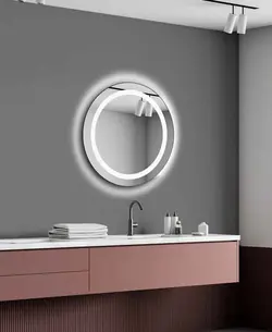 آینه بک لایت دلفین مدل NQ-60-round