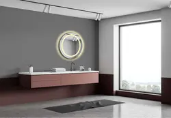 آینه بک لایت دلفین مدل NQ-60-round