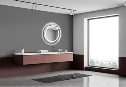 آینه بک لایت دلفین مدل NQ-60-round