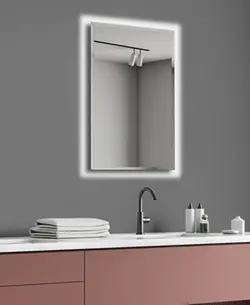 آینه بک لایت سرویس بهداشتی دلفین مدل N-T-7060