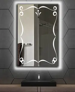 آینه سرویس بهداشتی دلفین مدل N-8050-Form 8