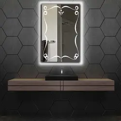 آینه سرویس بهداشتی دلفین مدل N-8050-Form 8