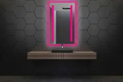 آینه سرویس بهداشتی دلفین مدل RGB-R-6070