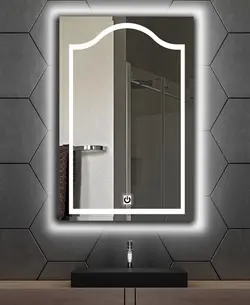 آینه سرویس بهداشتی دلفین مدل TCH-8050-Form 3