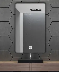 آینه سرویس بهداشتی دلفین مدل ضدبخار HT-60x50-R