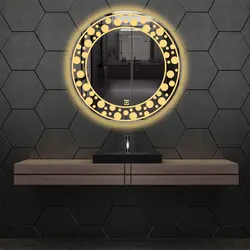 آینه سرویس بهداشتی لمسی دلفین مدل TCH-Q-60-Form 22