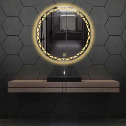 آینه لمسی دلفین مدل TCH-Q-60-Form 20