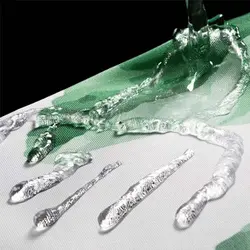 پرده حمام دلفین مدل EV-3389 سایز 180x200سانتی متر