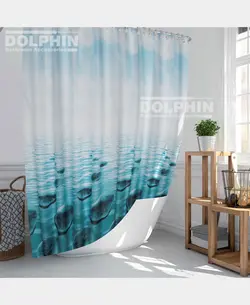 پرده حمام کد TOR-5075 سایز 200×180 سانتی متر