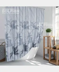 پرده حمام کد TOR-5104 سایز 200×180 سانتی متر